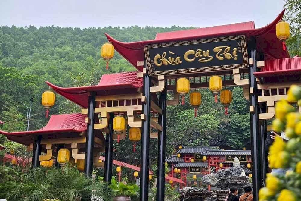 Chùa Cây Thị tọa lạc ở vị trí đắc địa